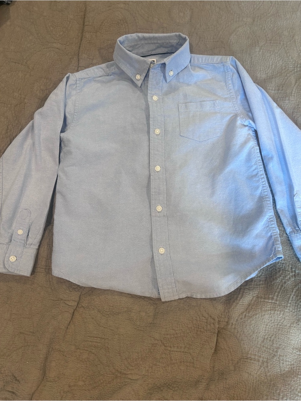 Janie and Jack Classic Light Blue Oxford Button-Down Shirt - Boys